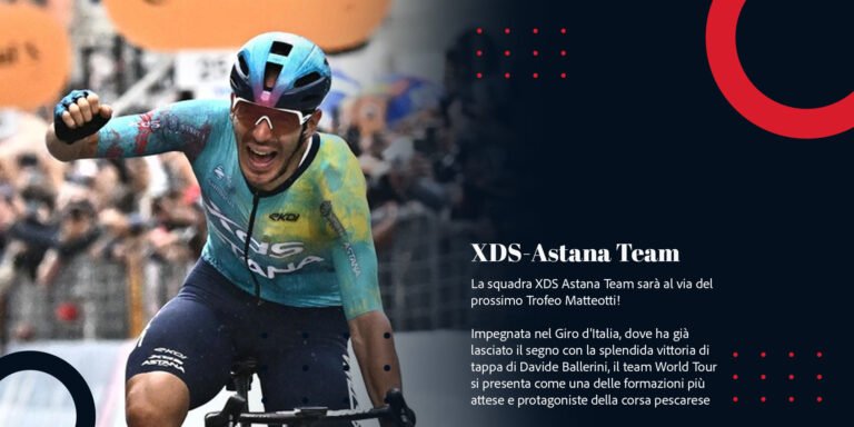 XDS Astana Team al via del Trofeo Matteotti