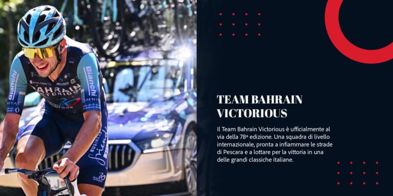 Il Team Bahrain Victorious conferma la sua presenza al Trofeo Matteotti