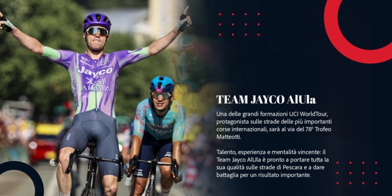 Team Jayco AlUla al via del 78° Trofeo Matteotti